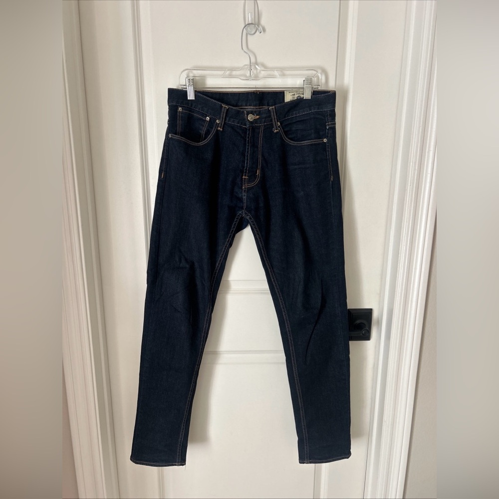 The Zara Man Denim Collection Vintage Style Dark Wash Jeans Size 32/31